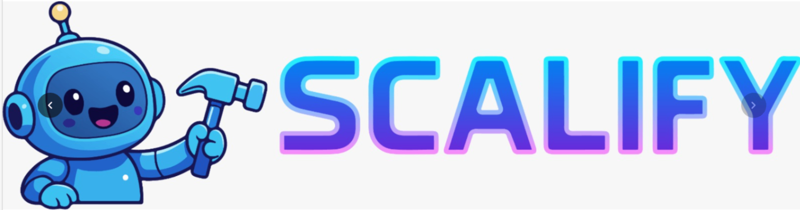 Scalify.ai screenshot and logo